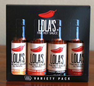 Lola's hot sauces